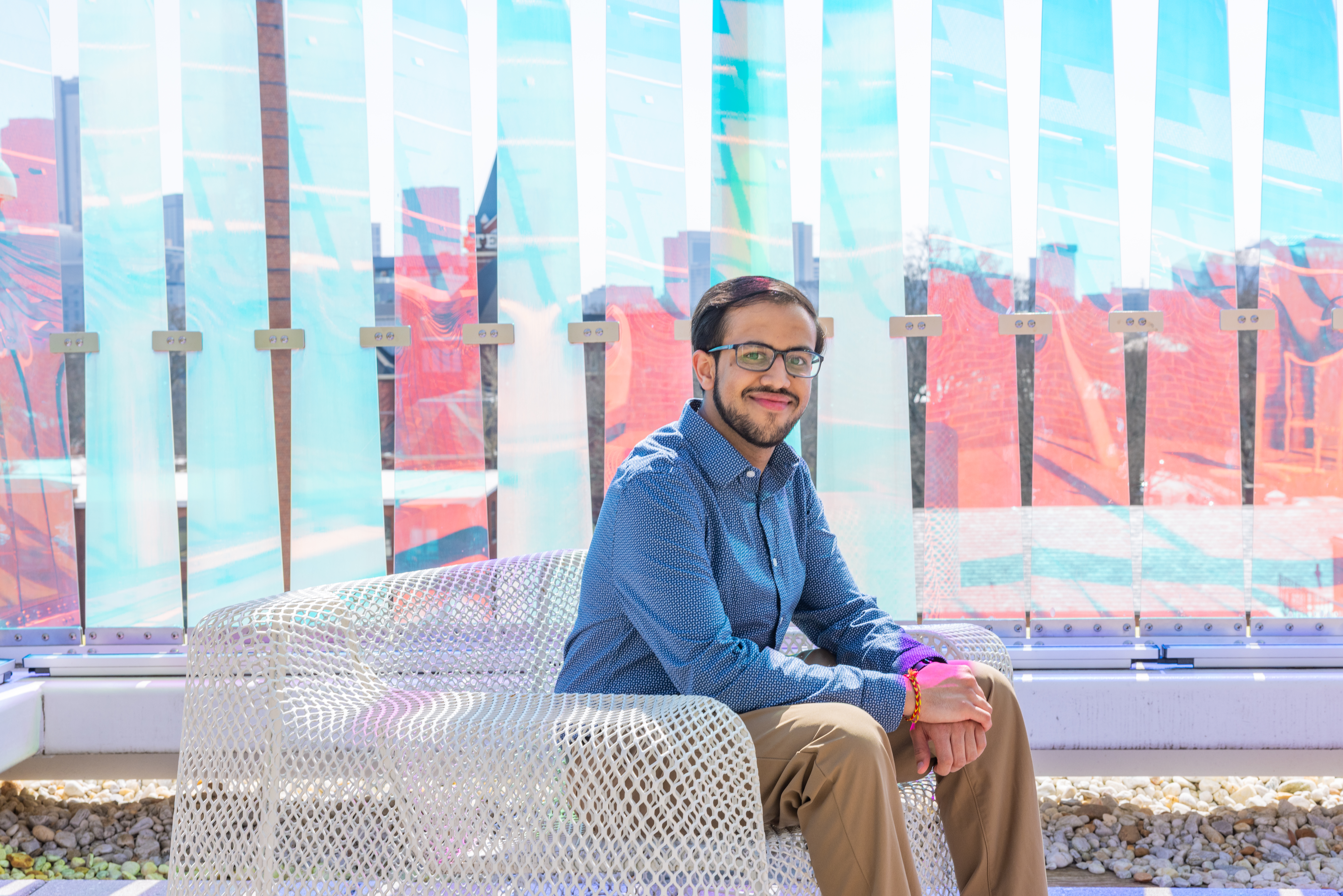 Parth Parikh sitting